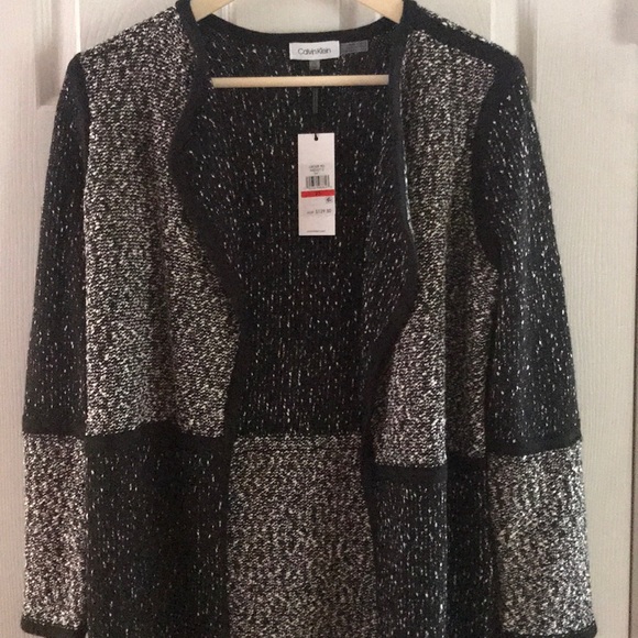 NEVER WORN Calvin Klein sweater jacket, size XS - Picture 2 of 5